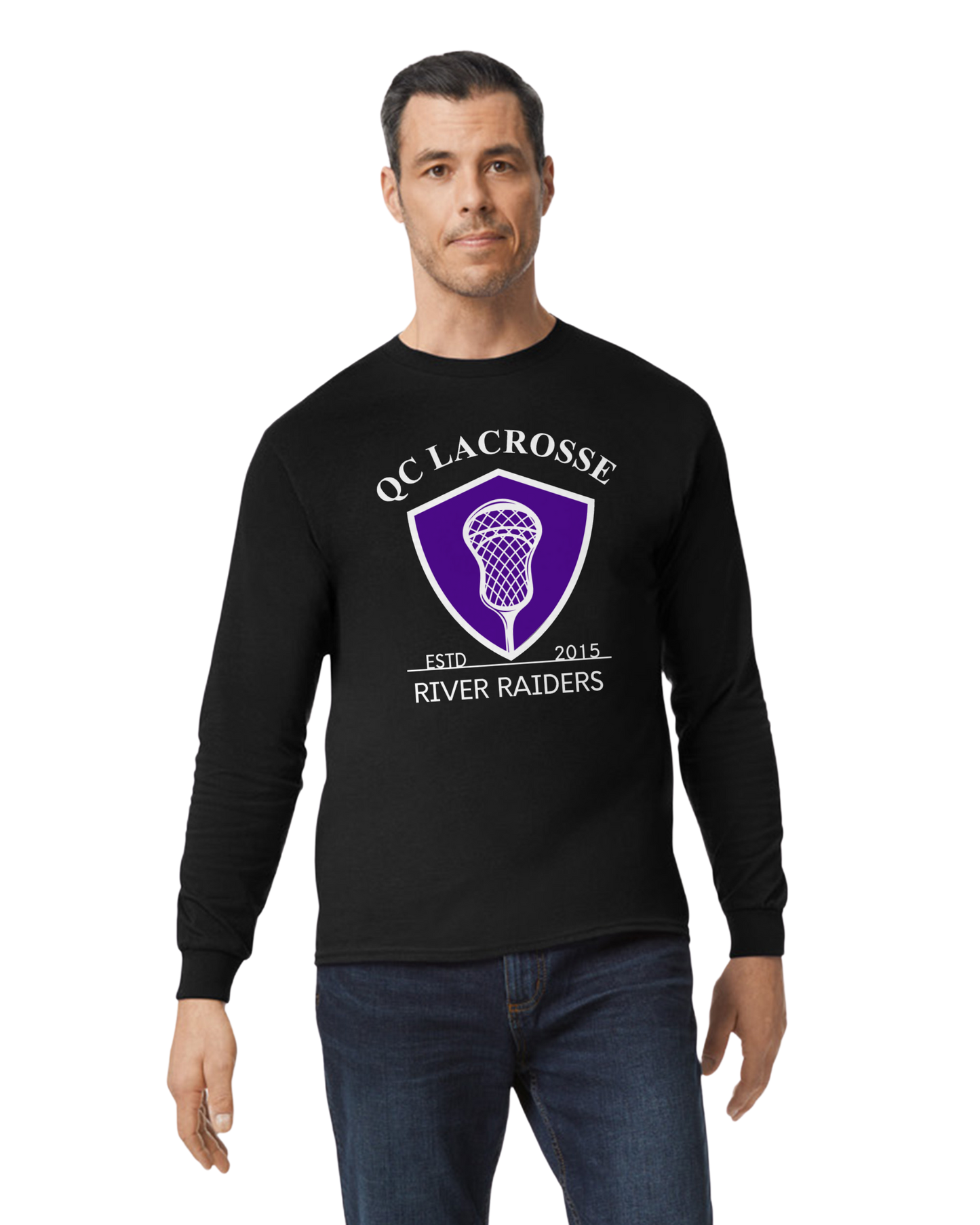 QC Lacrosse Adults Long Sleeve T Shirt