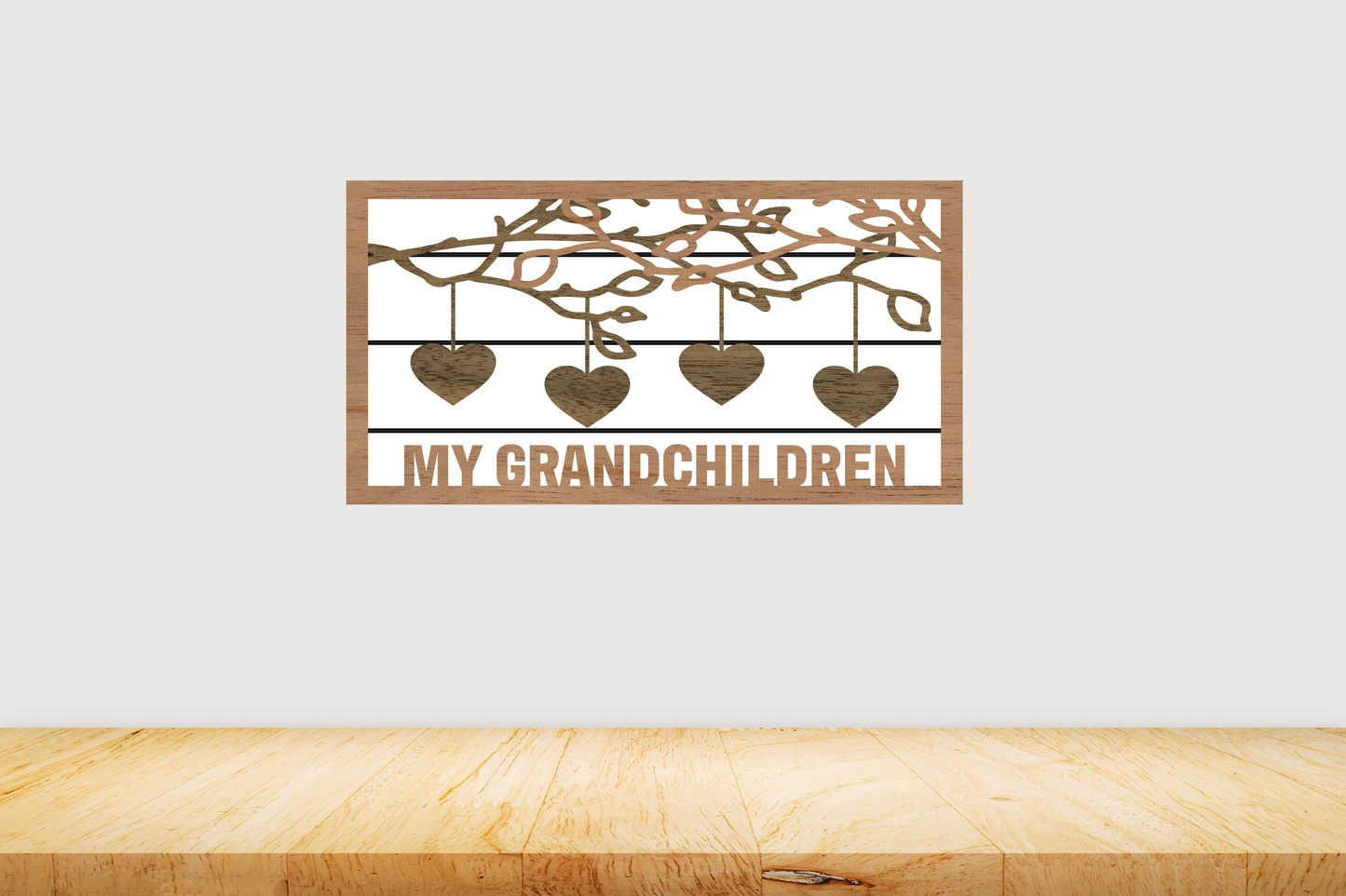 Custom Family Name Sign for Wall